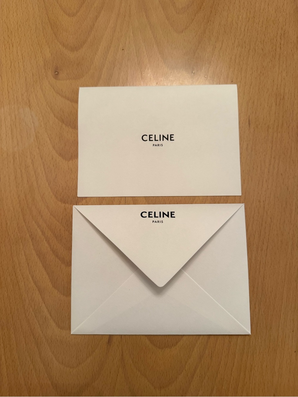 CELINE Card & Envelope